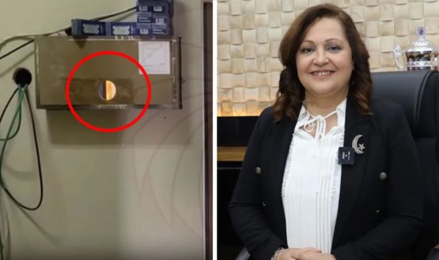 Afyonkarahisar Belediyesi'nde makam odasını çeken gizli kamera düzeneği bulundu