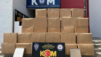 ADANA (AA) – Adana’da 15 milyon 270 bin (filtreli sigara