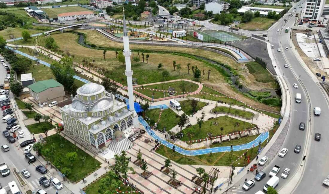 Arnavutköy Belediyesi tarafından yapılan Bolluca Millet Bahçesi, Cumhurbaşkanı Recep Tayyip