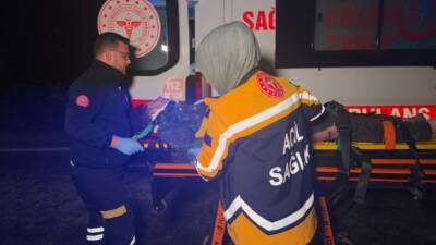 BURSA (AA) – Bursa’nın Orhangazi ilçesinde otomobil ile çarpışan motosikletin