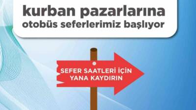 Kayseri Büyükşehir Belediyesi, kurban pazarlarına ulaşımı hızlandırmak ve kolaylaştırmak için