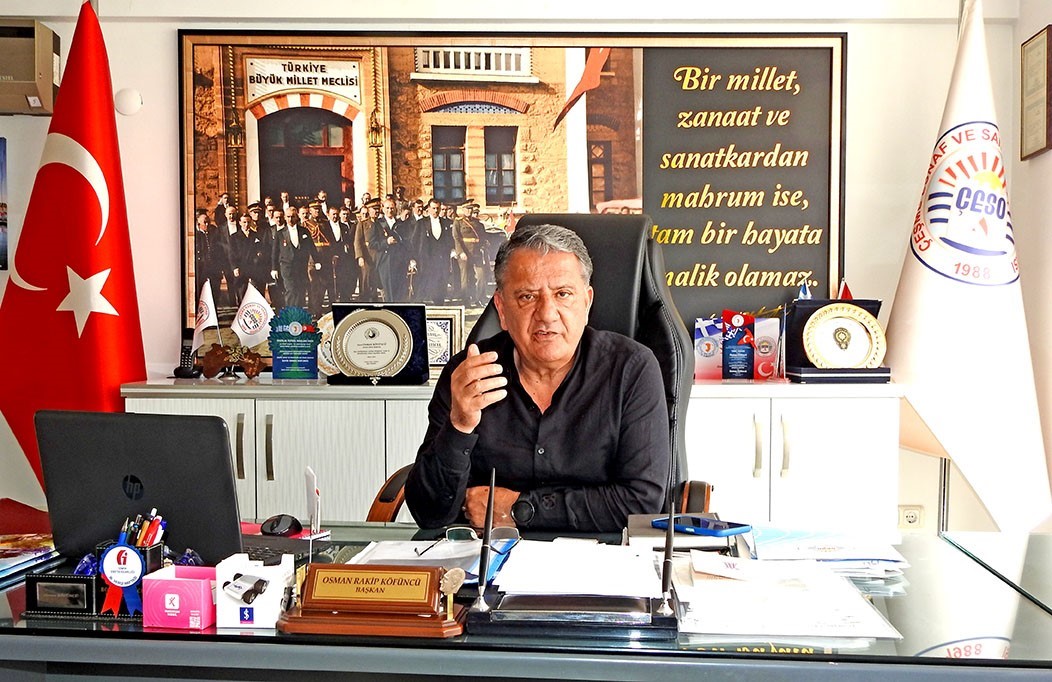 Çeşme Esnaf ve Sanatkârlar Odasının uzun süredir yürüttüğü girişimler sonucu,