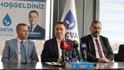 SİVAS (AA) – DEVA Partisi Genel Başkanı Ali Babacan, Sivas’ta