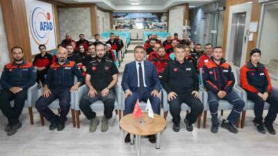 DÜZCE (İHA) – AFAD Düzce İl Müdürlüğü tarafından enkazda arama