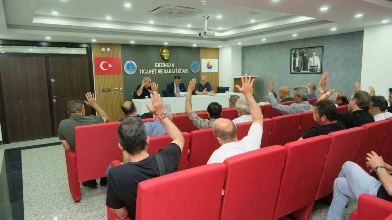 Erzincan Ticaret ve Sanayi Odası’nın (TSO) mayıs ayı meclis toplantısı,