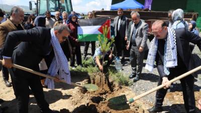 ERZURUM (AA) – Erzurum’da, Filistin halkının yaşadığı acılara dikkati çekmek