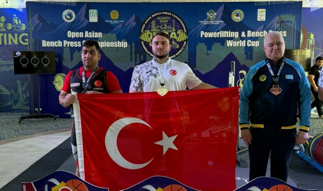 Kazakistan’da düzenlenen Görme Engelliler Powerlifting ve Bench Press Dünya Kupası’nda,