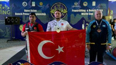 Kazakistan’da düzenlenen Görme Engelliler Powerlifting ve Bench Press Dünya Kupası’nda,