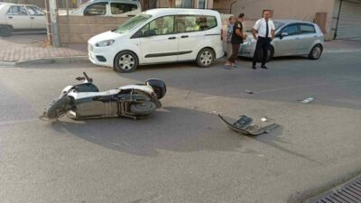 Antalya’da sabah işe gitmek üzere yola çıkan kadın, elektrikli bisikletiyle