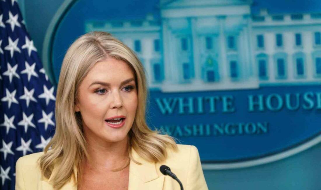 Beyaz Saray Sözcüsü Karoline Leavitt, İsrail’in ABD Başkanı Donald Trump’ın