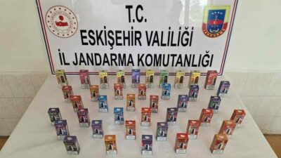 Eskişehir’de jandarma ekipleri tarafından başlatılan operasyonda şüpheli şahsın aracında 41