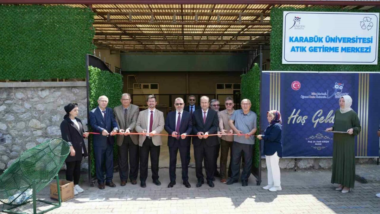 Karabük Üniversitesi, Atık Getirme Merkezi ile sıfır atık hedefi doğrultusunda
