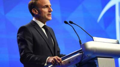 Fransa Cumhurbaşkanı Emmanuel Macron, Singapur’da düzenlenen Shangri-La Diyaloğu forumunda yaptığı