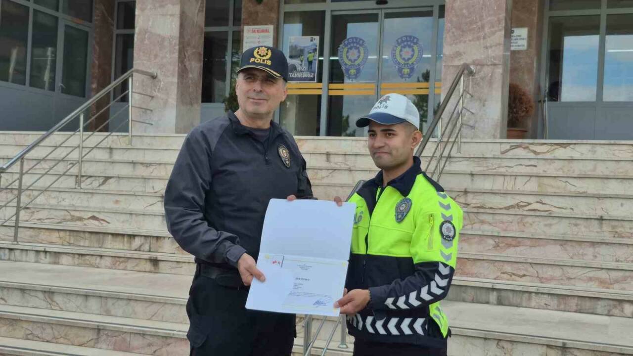 Bartın’da hiç motosiklete binmeyen 7 polis memuru ve 1 komiser,