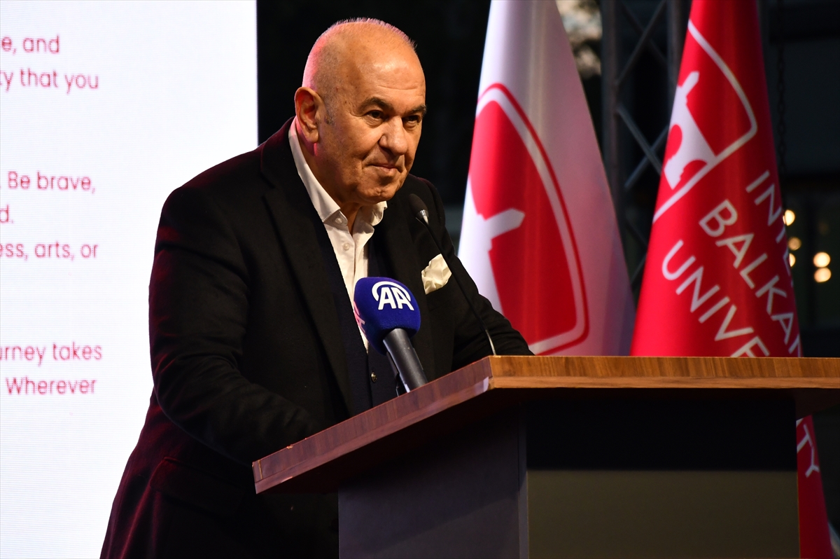 ÜSKÜP (AA) – Kuzey Makedonya’nın başkenti Üsküp’teki Uluslararası Balkan Üniversitesinde