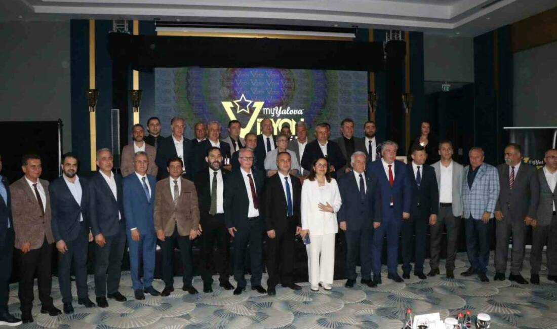 MyYalova Vizyon Ödülleri töreninde kenttin başarılı belediye başkanları ve firmalarına