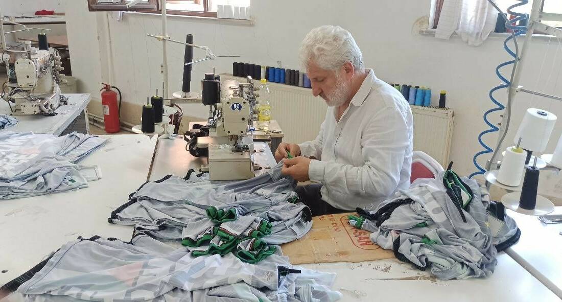 Zonguldak’ın 20 bin nüfuslu Gökçebey ilçesinde faaliyet gösteren bir tekstil