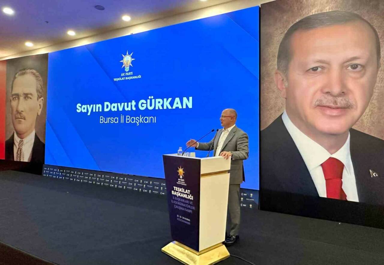 AK Parti Bursa İl Başkanı Davut Gürkan, Ankara Kızılcahamam’da düzenlenen