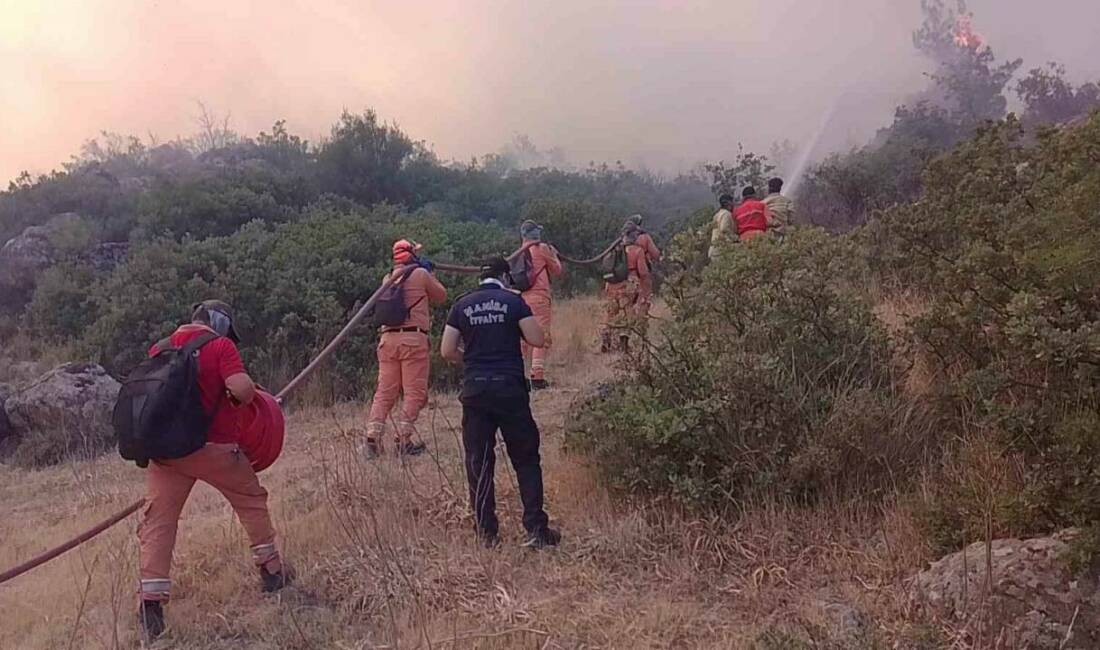 Manisa’nın Kırkağaç ilçesi Bostancı Mahallesi’nde cumartesi günü başlayan ve bugün