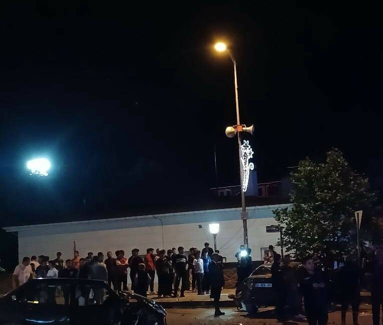 Ankara’nın Akyurt ilçesinde meydana gelen kazada bir araç ağır hasar