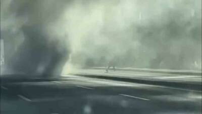 Ankara’nın Polatlı ilçesinde büyük bir facianın eşiğinden dönüldü. E-90 karayolu