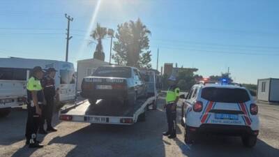 - Drift görüntüleri güvenlik kamerasına yansıdı