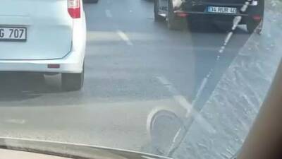 Arnavutköy’de düğün konvoyu yapan onlarca araç, Boğazköy ile Bolluca Mahalleleri