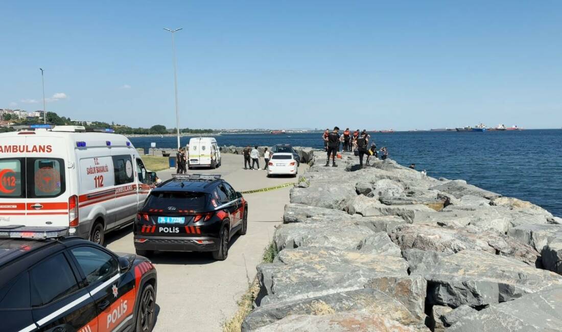 İstanbul Avcılar’da öğle saatlerinde sahile yürümeye gelen vatandaşlar esrarengiz olayla