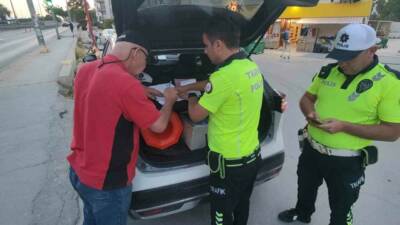 Aydın’ın Kuşadası ilçesinde 332 promil alkollü şekilde araç kullanan sürücü,