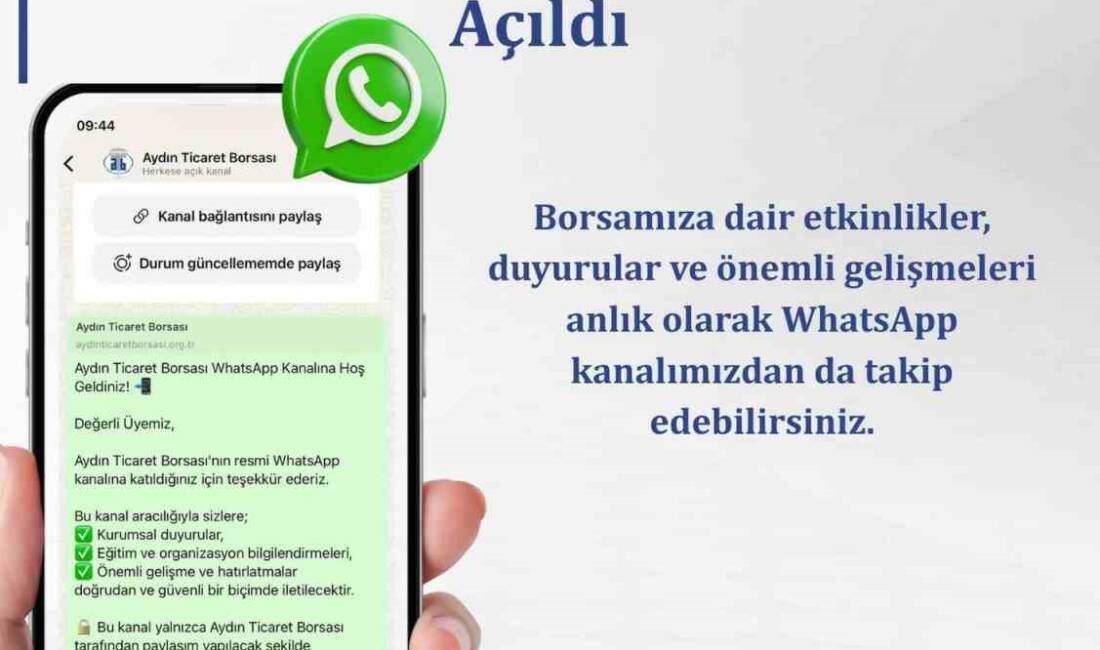 Aydın Ticaret Borsası, dijitalleşme çalışmaları kapsamında iletişim altyapısını güçlendirmeye yönelik