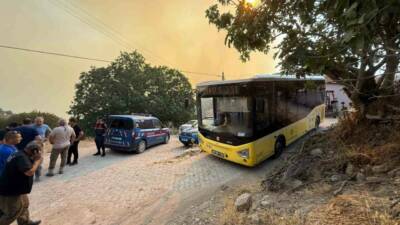 Efeler ilçesine bağlı Savrandere Mahallesi yakınlarında çıkan ve hızla yayılan