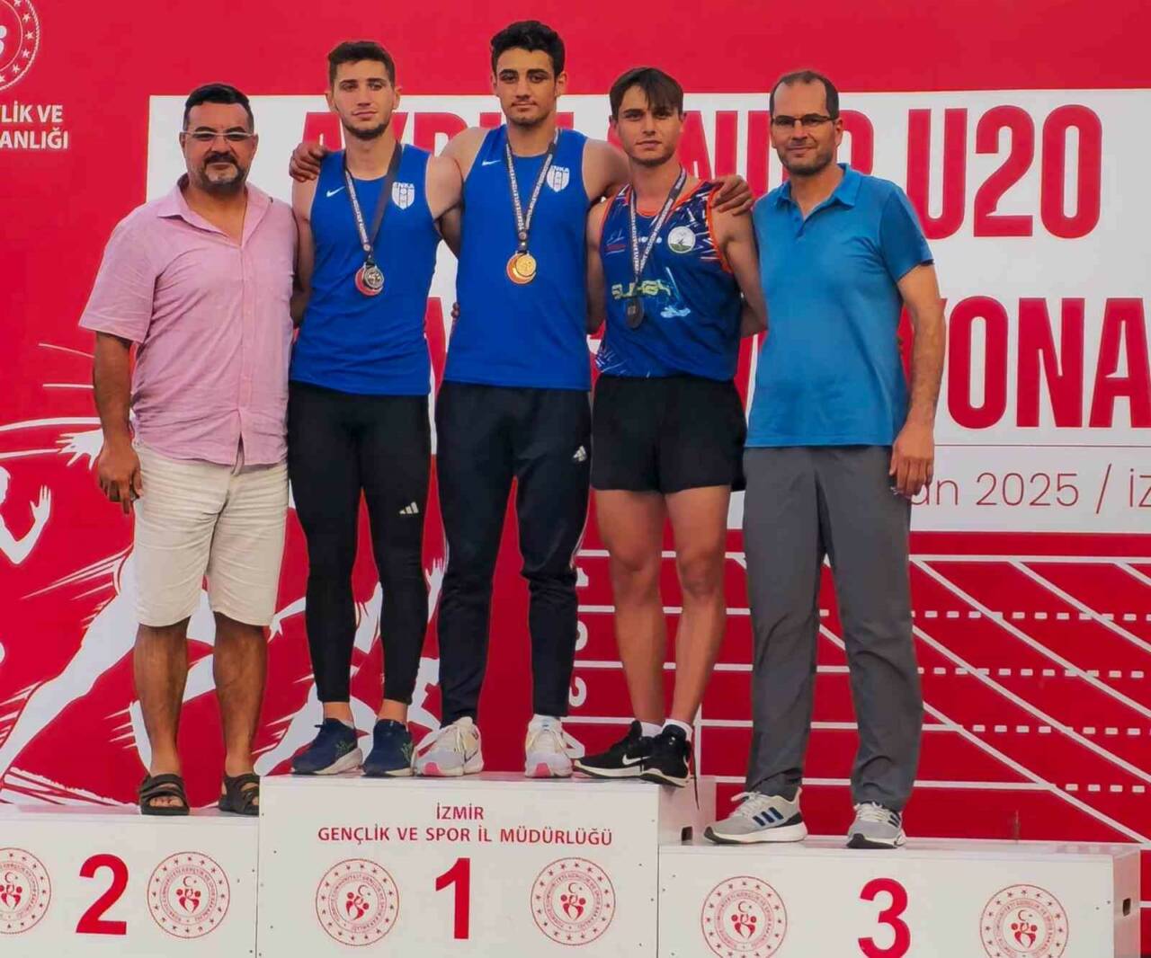 İzmir’de düzenlenen U20 Türkiye Şampiyonası’nda Aydın’ı temsil eden milli sporcular