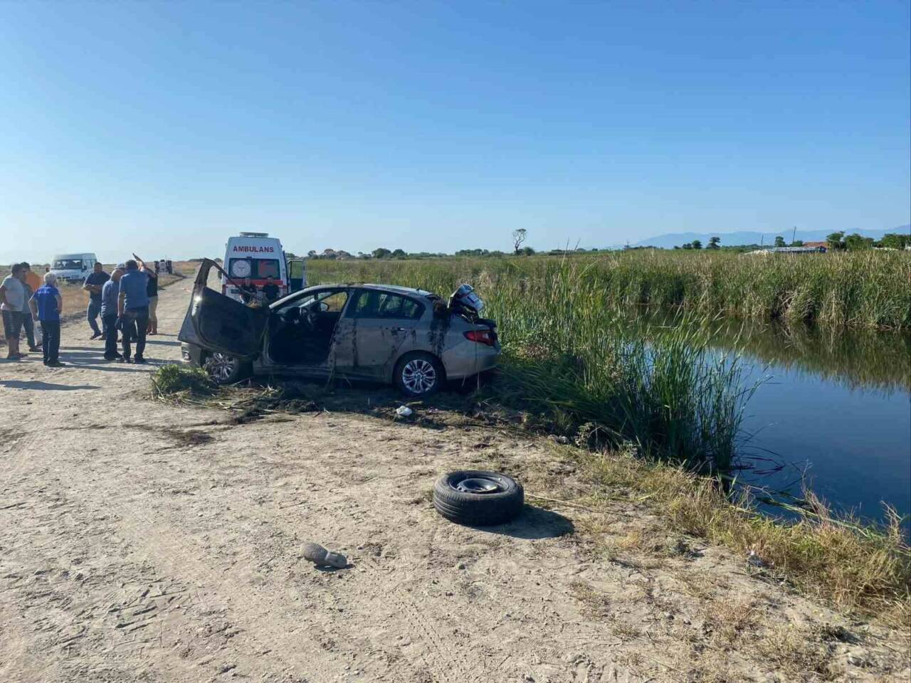 Samsun’un Bafra ilçesinde meydana gelen trafik kazasında, Belçika’da yaşayan ve