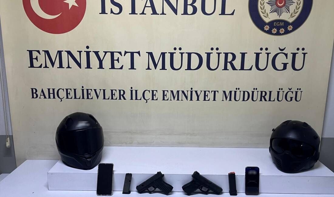 - Yakalanacağını anlayan şüphelilerden birinin silahını çöp kovasına saklaması güvenlik