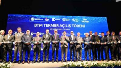 BTM TEKMER’in açılışına katılan Sanayi ve Teknoloji Bakanı Mehmet Fatih