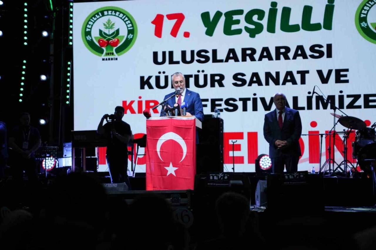 Çalışma ve Sosyal Güvenlik Bakanı Vedat Işıkhan, Mardin’de “Yeşilli Uluslararası