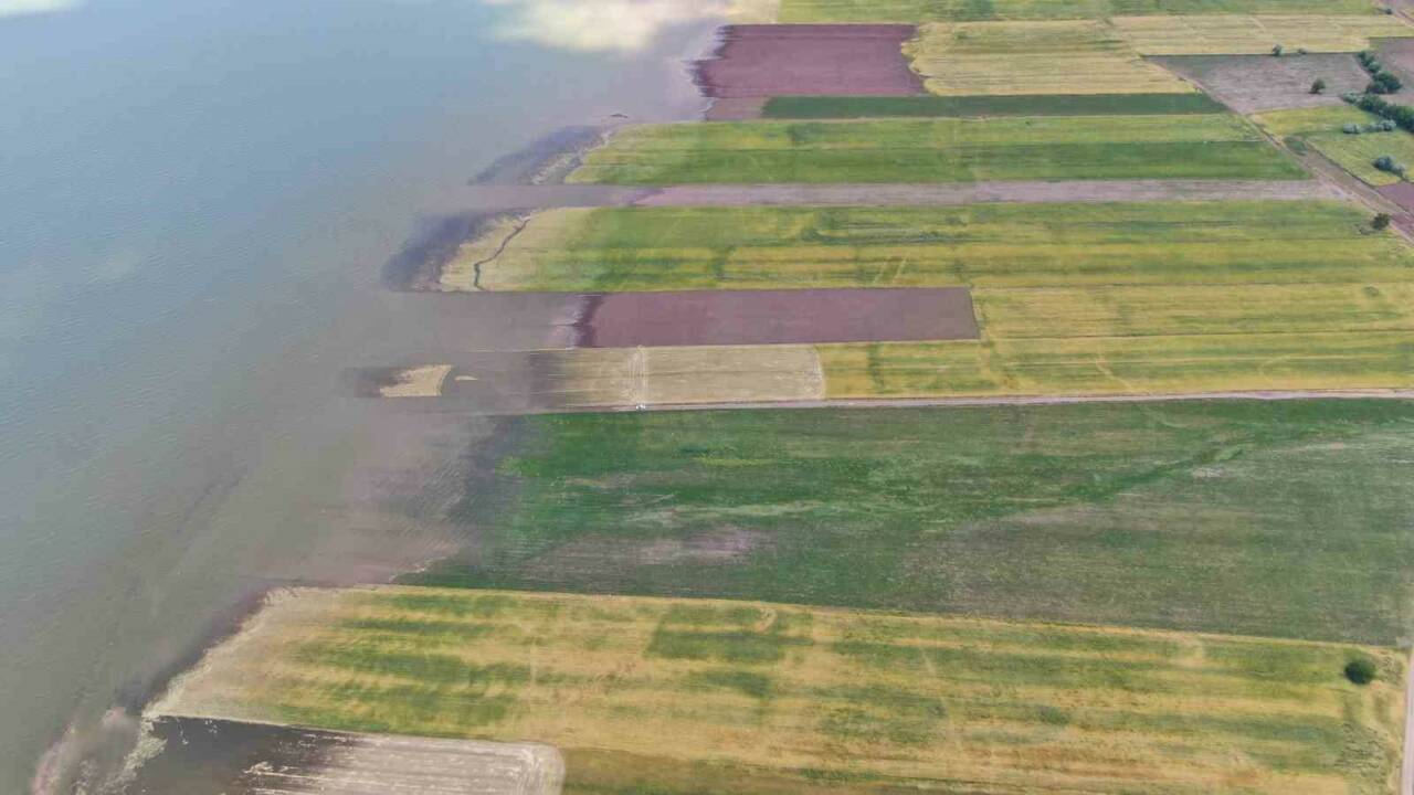 Elazığ’da son 3 yıldır baraj sahasını eken çiftçilerin şansı bu