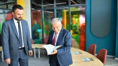 Kayseri Büyükşehir Belediye Başkanı Dr. Memduh Büyükkılıç, Recep Tayyip Erdoğan