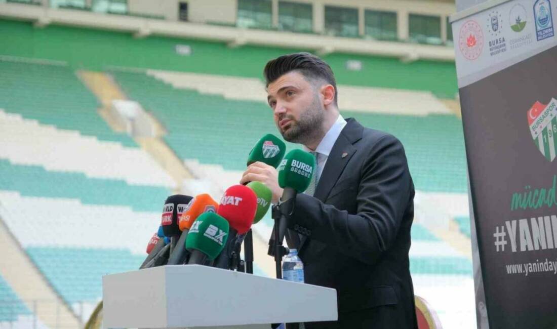 Bursaspor Başkanı Enes Çelik, “İstanbul kulüplerine sponsor olan firmaların Bursaspor’a