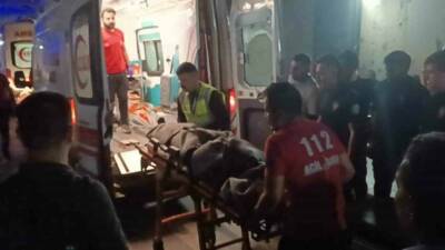 Batman’ın Sason ilçesinde Mereto Dağı’nda keşif ekibini taşıyan aracın şarampole