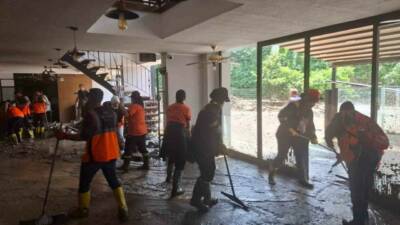 Trabzon’da aniden bastıran sağanak yağışın ardından meydana gelen sel felaketi