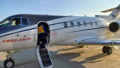 Ağrı’nın Patnos ilçesinde beyin kanaması geçiren prematüre bebek ambulans uçakla