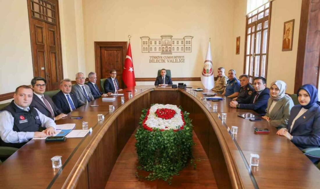 Bilecik Valisi Faik Oktay Sözer başkanlığında ‘İl Asayiş ve Güvenlik