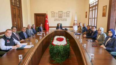 Bilecik Valisi Faik Oktay Sözer başkanlığında ‘İl Asayiş ve Güvenlik