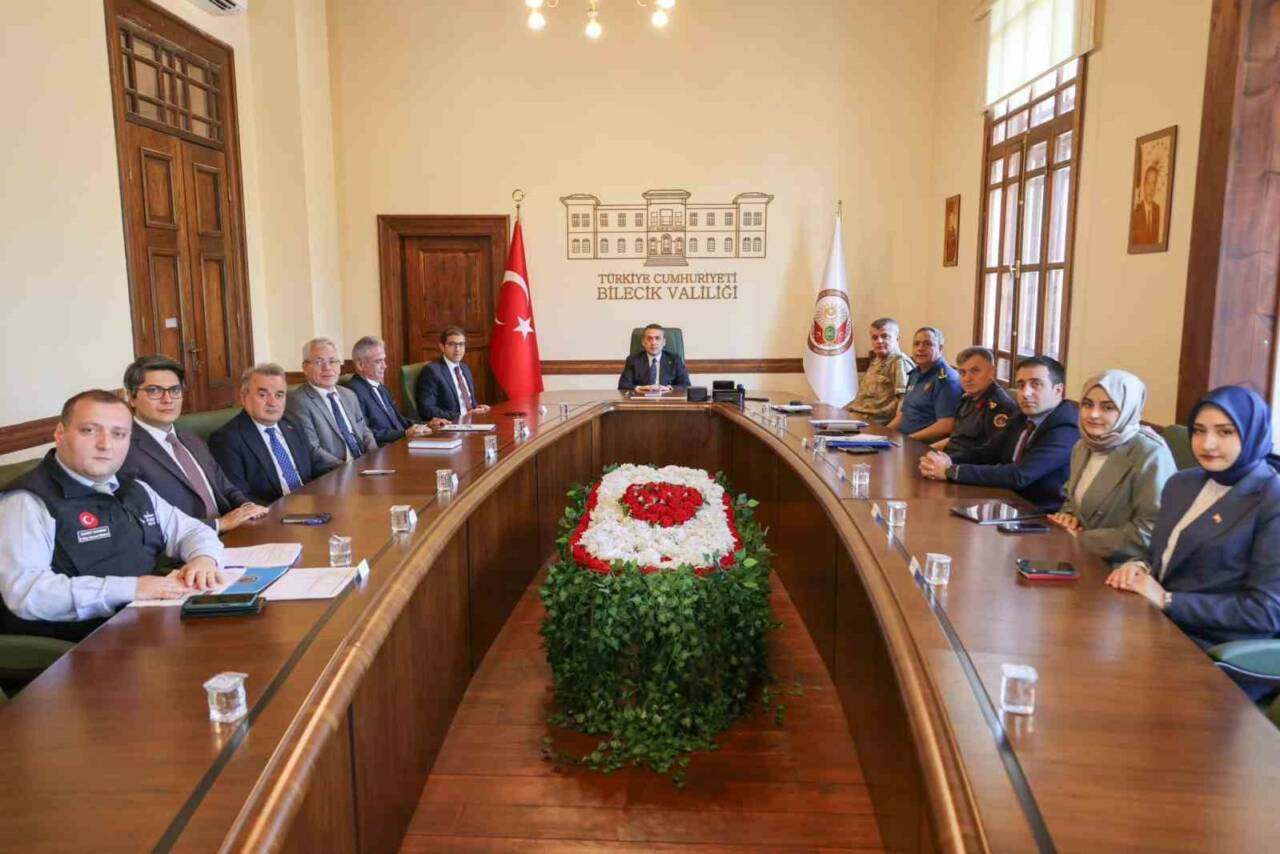 Bilecik Valisi Faik Oktay Sözer başkanlığında ‘İl Asayiş ve Güvenlik