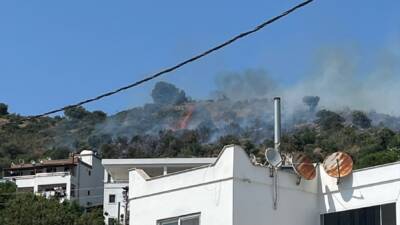 MUĞLA (AA) – Muğla’nın Bodrum ilçesinde makilik alanda çıkan yangın