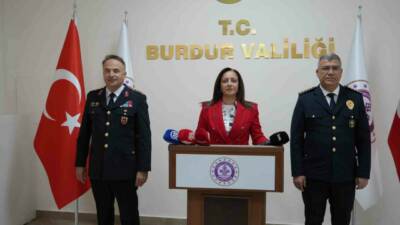 Burdur’da Mayıs ayı genel güvenlik toplantısı, Vali Tülay Baydar Bilgihan