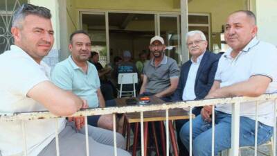 Balıkesir’in Burhaniye ilçesinde kırsal Şarköy mahallesinde düzenlenen geleneksel çiftçi hayrı