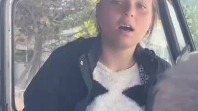 Bursa’nın merkez Osmangazi ilçesinde park halindeki bir kamyonu çalan kadın