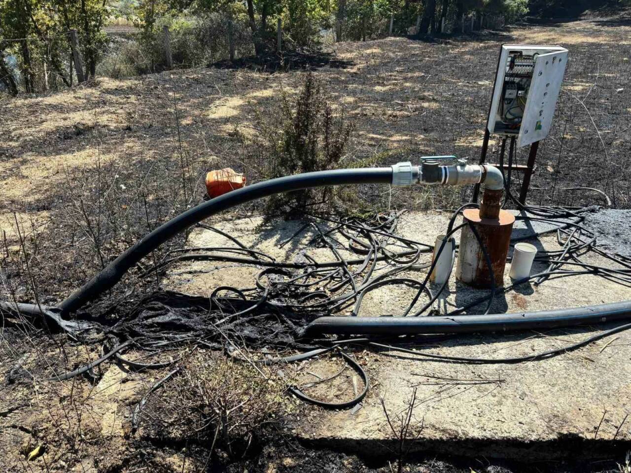 Çanakkale ve Biga ilçelerinde tarım arazisinde çıkan iki yangına neden